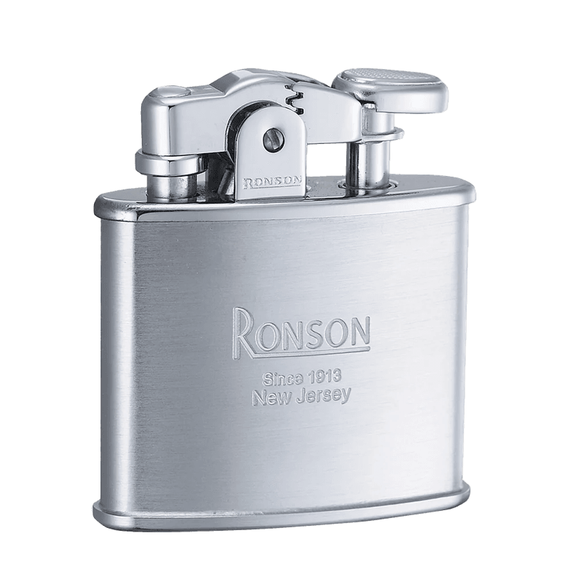 Ronson Nostalgia Silver Satin, Lighter