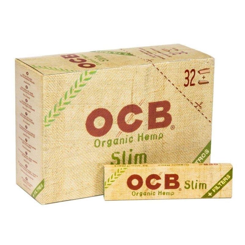 OCB Organic Hemp Slim + Tips
