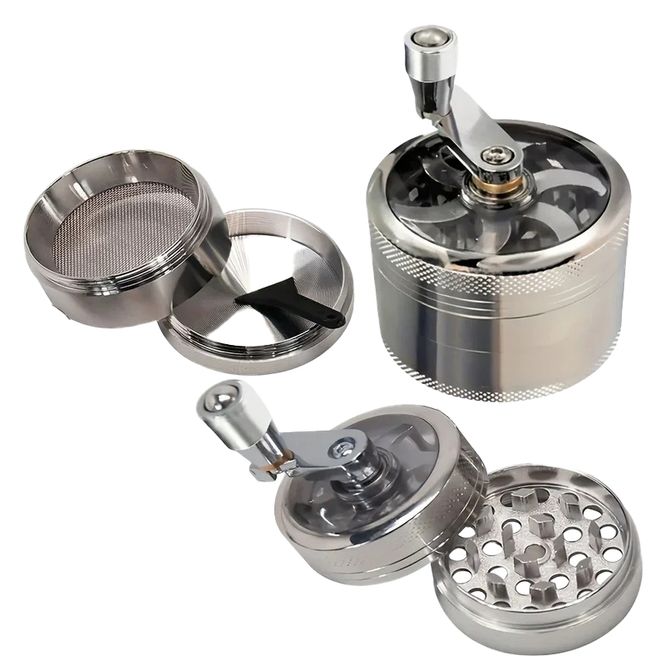 Hovedbilde Urtekvern/grinder med håndtak/sveiv
