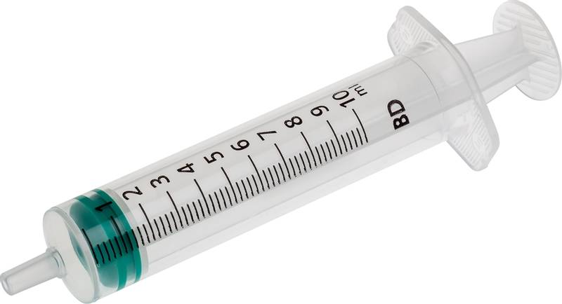 BD Emerald sprøyte 10ml luer, sentrert